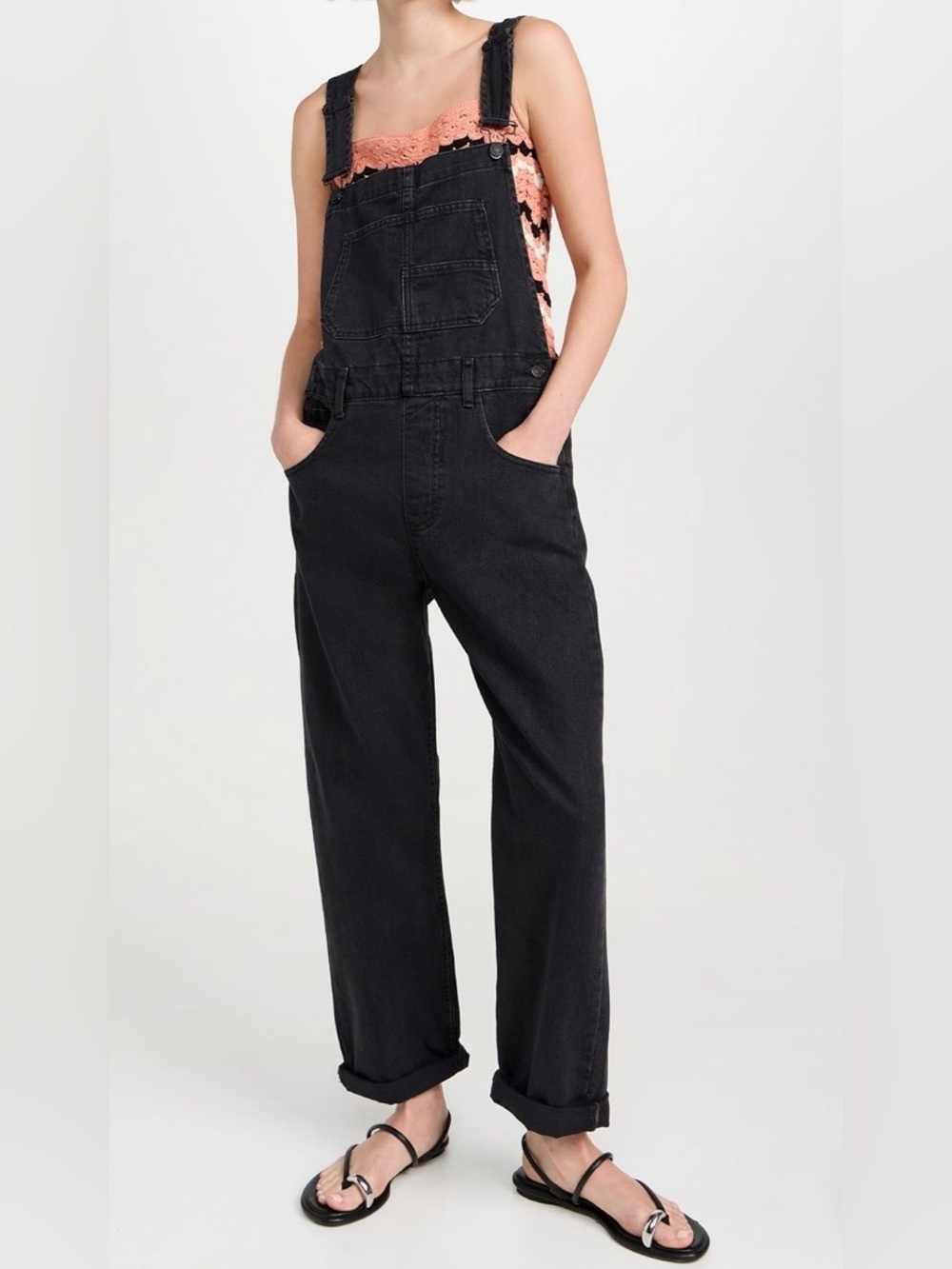 Free People Ziggy Denim Overalls - Relaxed Fit- size small